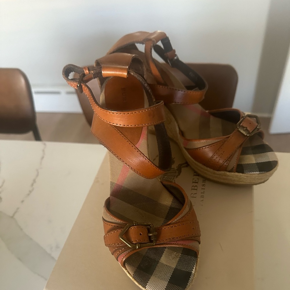 Beautiful Burberry wedge